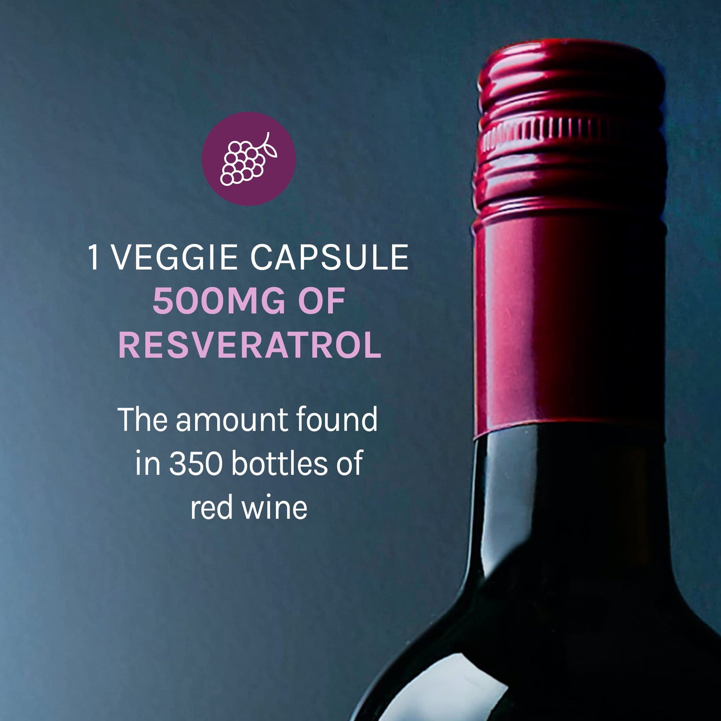 Reserveage Nutrition - Reserveage Beauty, Resveratrol 500 mg, Antioxidant Supplement for Heart and Cellular Health, Supports Healthy Aging and Immune System, Paleo, Keto, 30 Capsules