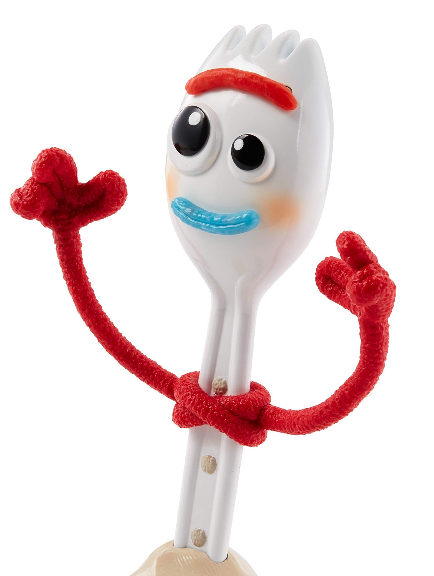 Toy Story 4Toy Story 4 True Talkers Forky Figure, 7.2 in, Posable, Talking Character Figure with Authentic Movie-Inspired Look and 15+ Phrases, Gift for Kids 3 Years and Older