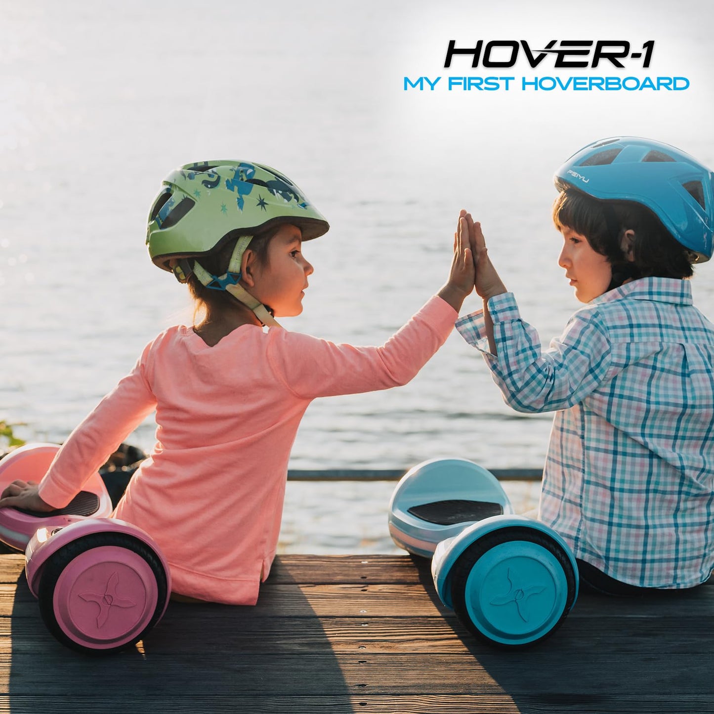 Hover-1 My First Hoverboard Electric Self Balancing Hoverboard for Kids with 5 mph Max Speed, Dual 150W Motors, 6.3” Tires, 3 Miles Max Range, and LED Headlights Self Balancing Scooter