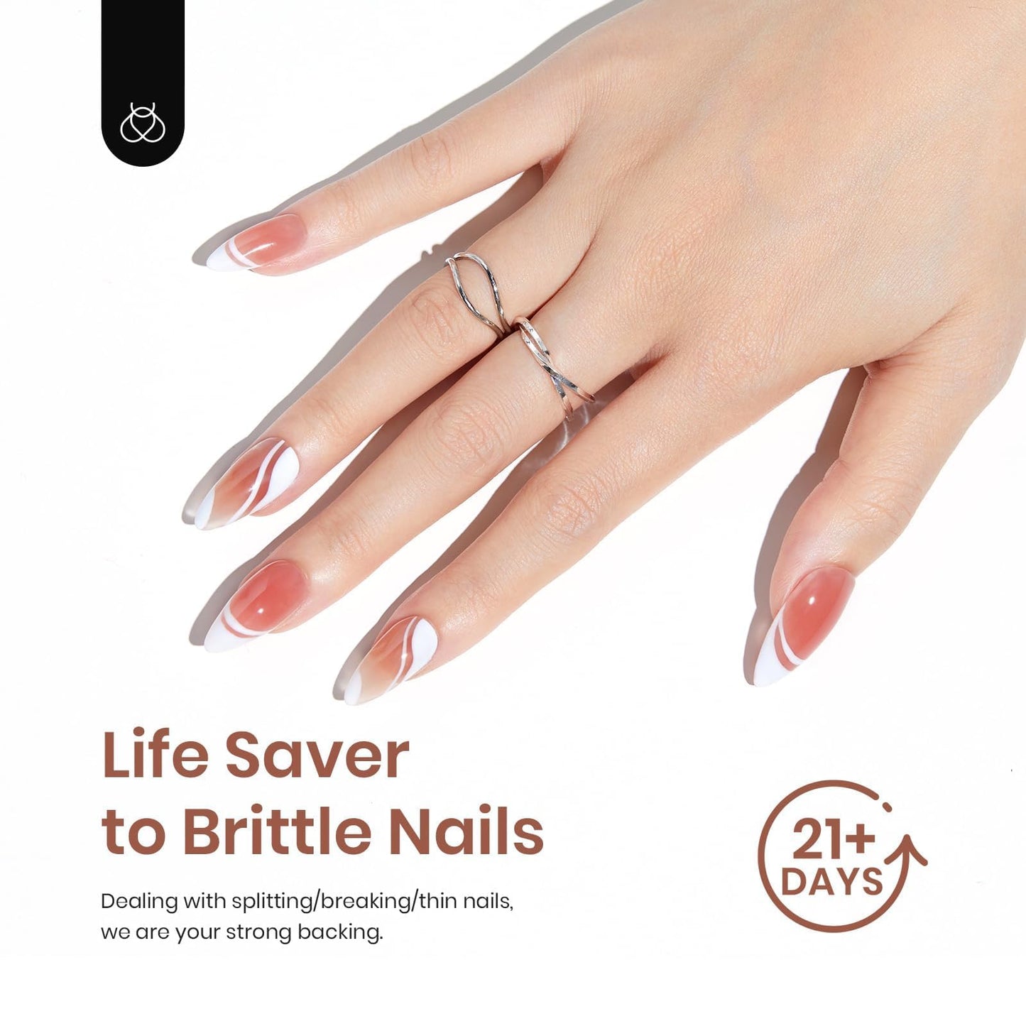 Beetles Poly Nail Gel Extension Gel Kit Builder Nail Neutral Gel, Clear Nude Poly Extension Gel Nail Art Design Extension Gel Nail Salon All-in-One French Kit DIY at Home Gifts for Her