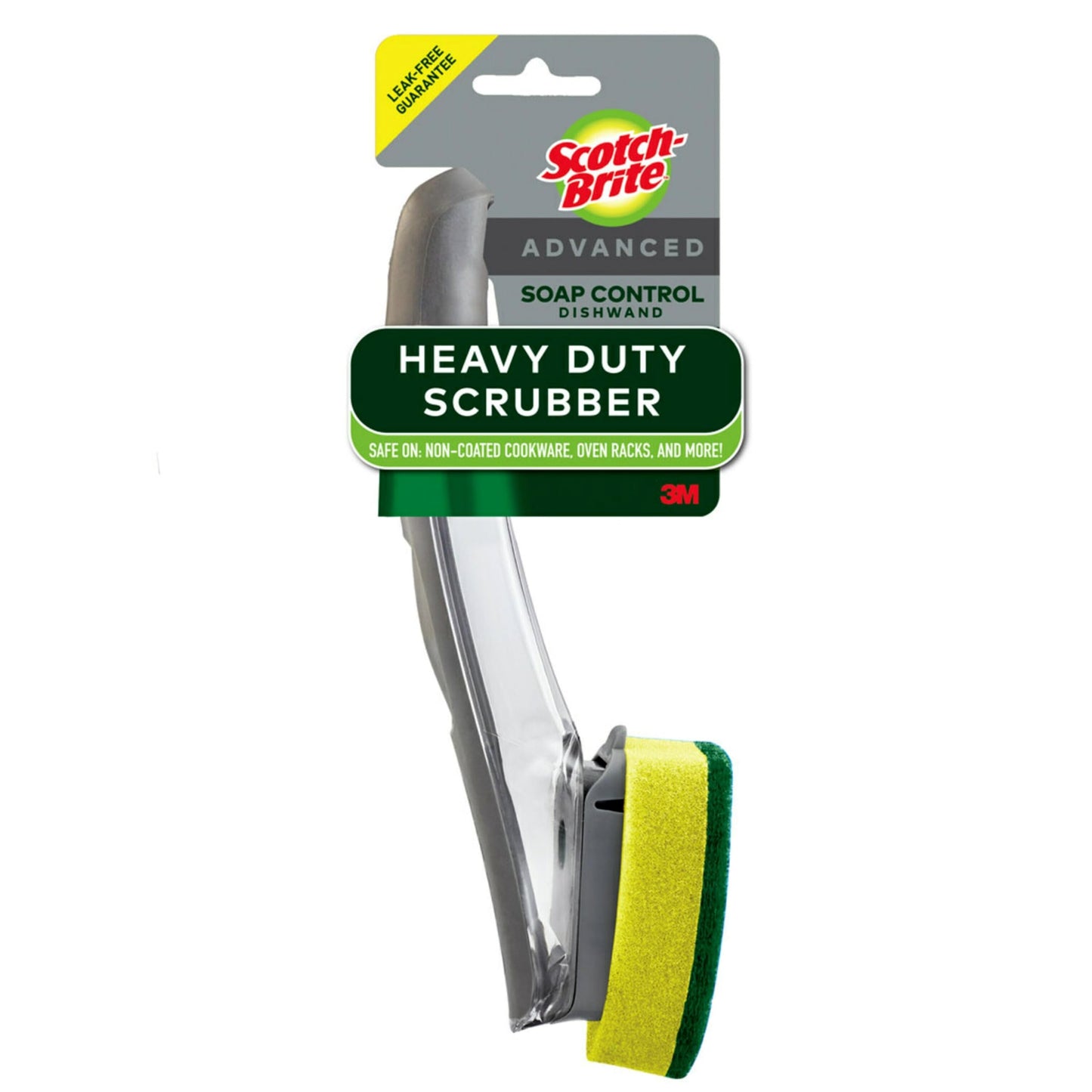 Scotch-Brite Heavy Duty Advanced Soap Control Dishwand, Control Soap With A Button, Keep Your Hands Out Of Dirty Water, Long Lasting and Reusable