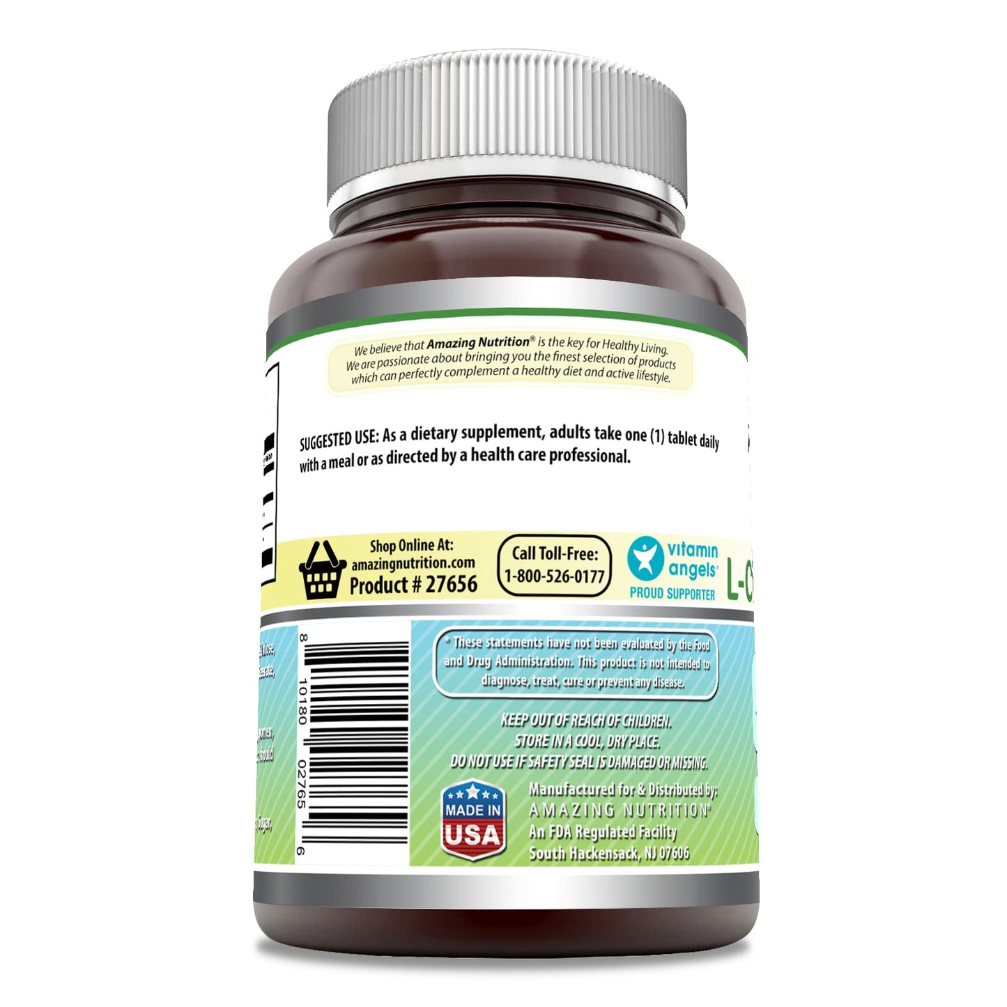 Amazing Formulas L-Arginine/L-Citrulline Complex 1000mg 120 Tablets Supplement| Non-GMO | Gluten Free | Made in USA