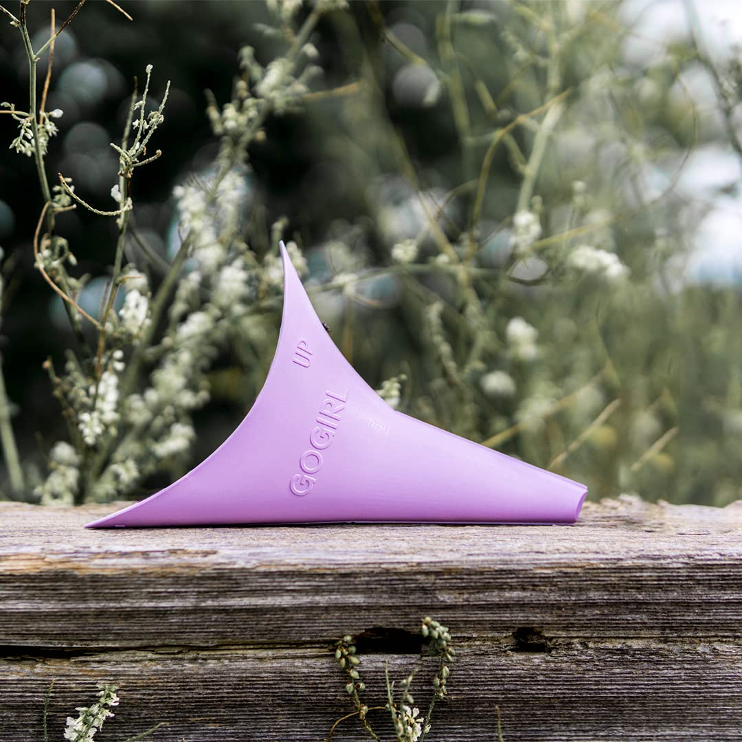 GoGirl Female Urination Device (FUD) - #1 FUD Made in The USA. Pee Standing Up! Portable Female Urinal for Women, Soft, Flexible, Reusable, Pee Funnel Medical-Grade Silicone (Pink)