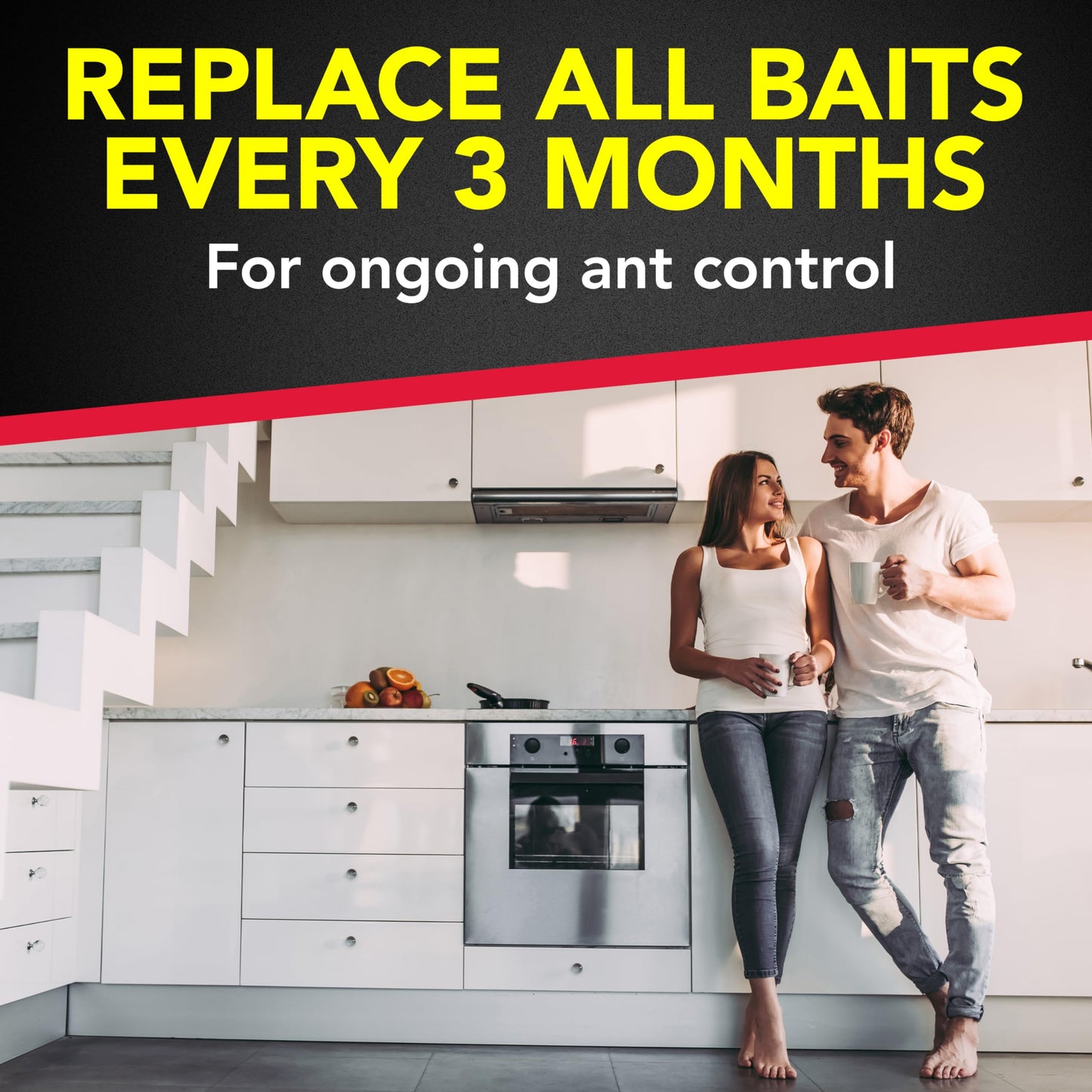 Raid Ant Killer Baits, Child Resistant Bug Killer for Indoor Home Use, 0.24 Oz, 8 Count