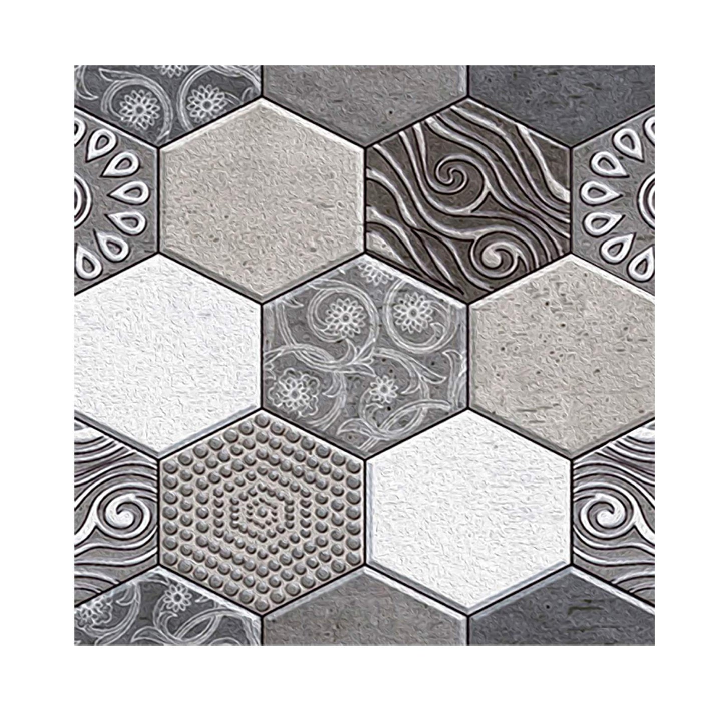 3D Wall Brick Sticker Waterproof Stone Art Wallpaper Self-Adhesive Brick Wallpaper Removable Wall Décor for Bathroom Bedroom Living Room Counter Countertop 6 Pack 11.8" 11.8" (X516)