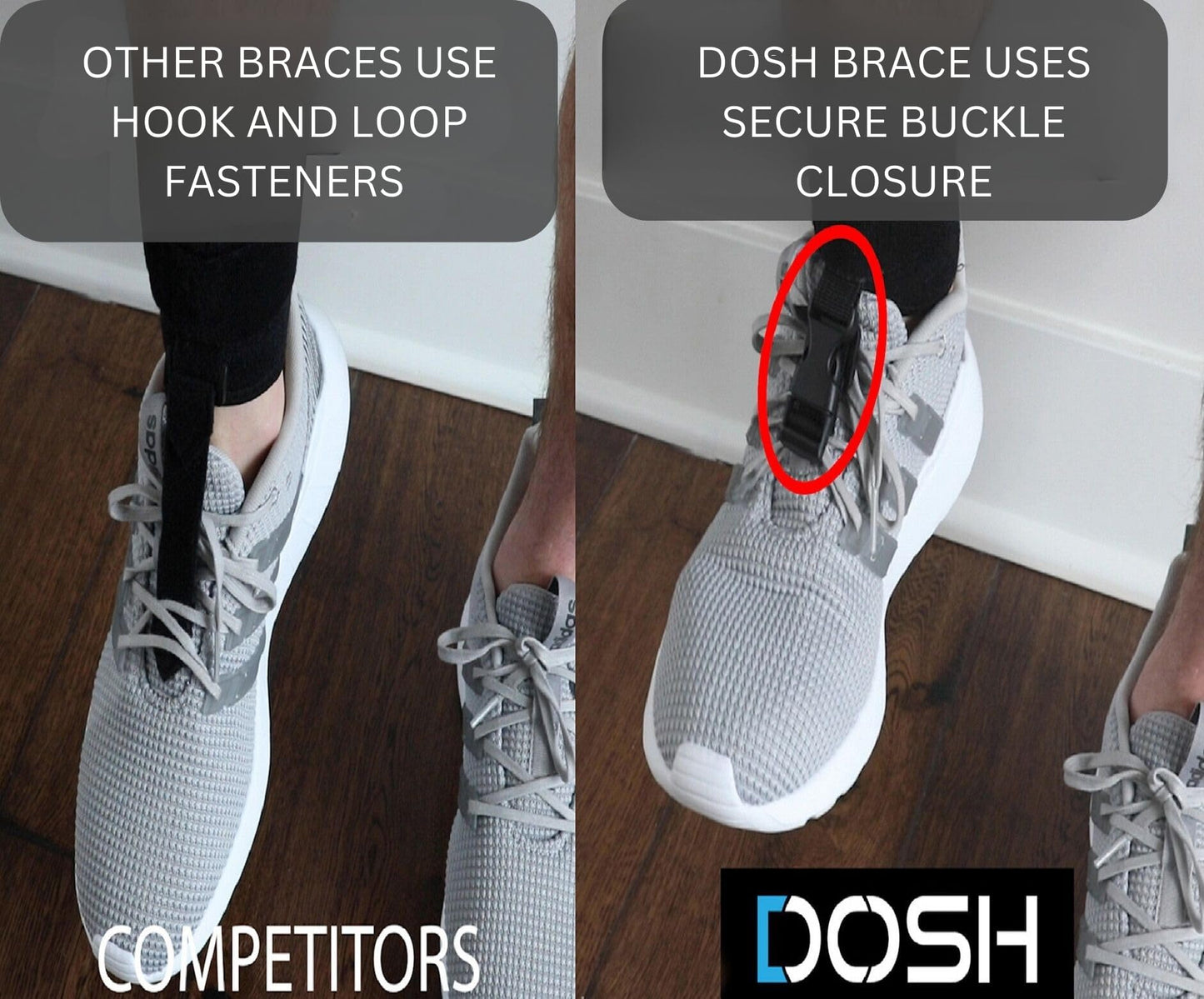 Dosh AFO Foot Drop Brace - Drop Foot Brace - Foot Drop Brace for Walking - AFO - Drop Foot Brace for Walking with Shoes – Drop Foot Braces