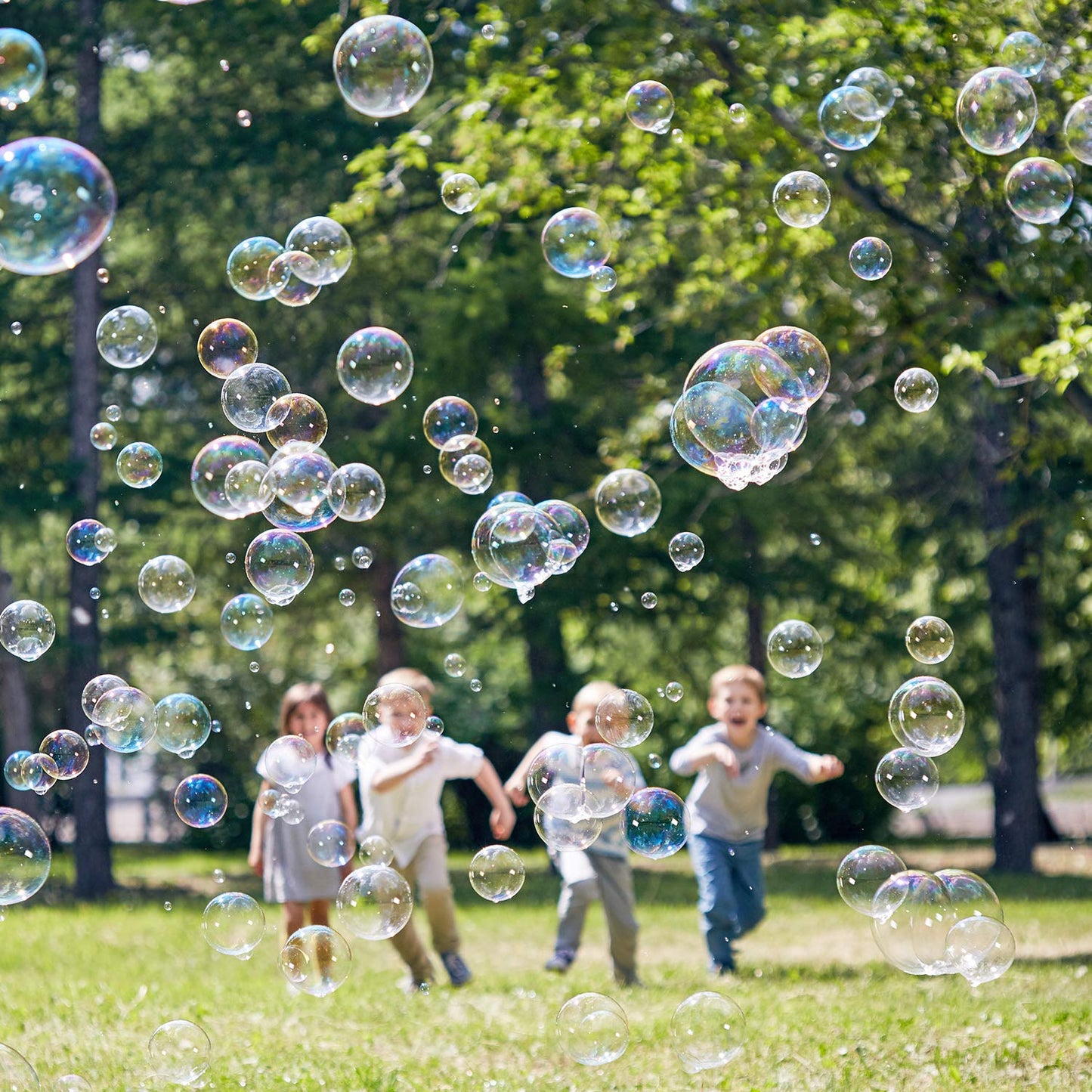 Bubble Machine with 3 Led Lights Remote Control, 8000+ Bubbles Per Minute for Kids Birthday Party Indoor Outdoor, Led Screen Operation, Adjustable Speed, Powered by Plug-in or Battery (Not Included)