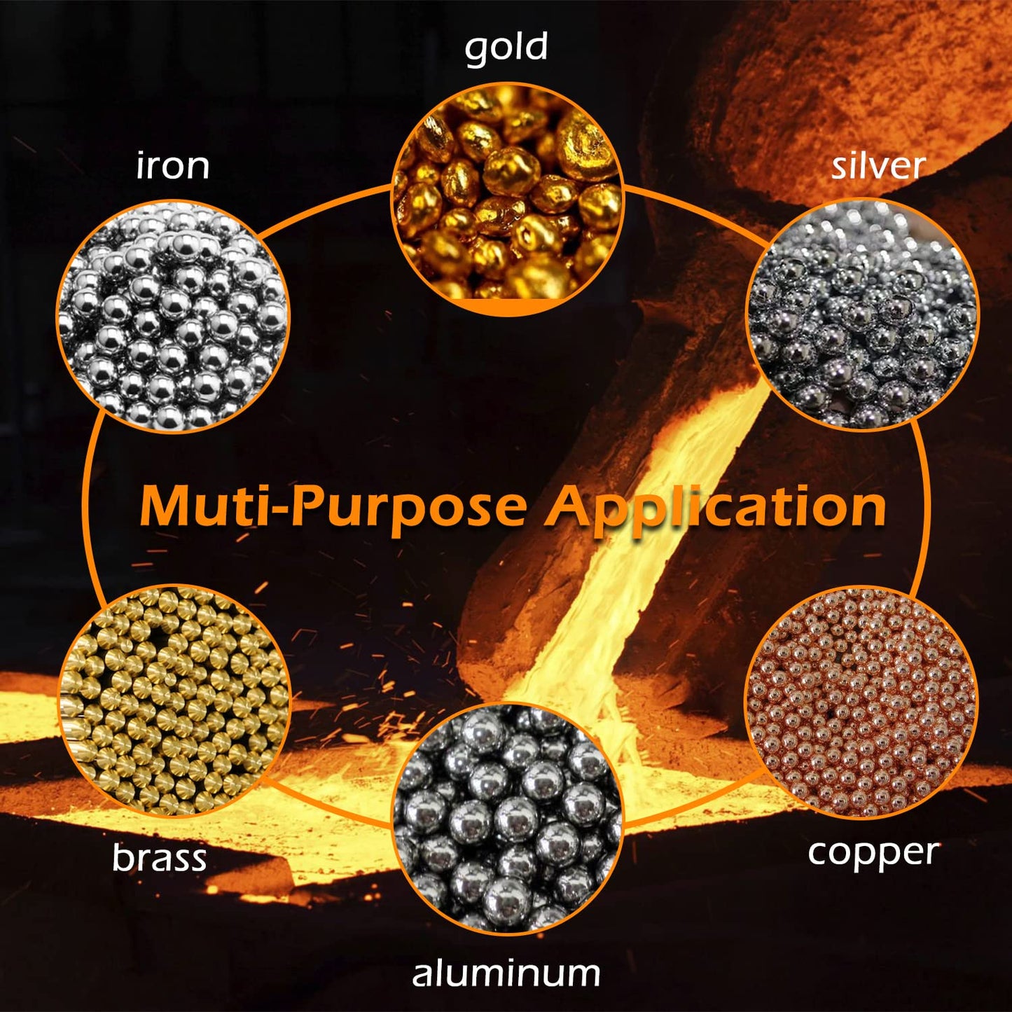 Upgraded 100 oz Troy Ounce Gold Bar Loaf Cast Iron Ingot Mold Perfect for Custom Smelting Pouring Melting Casting Refining Gold Silver Copper Aluminum Brass Precious Metals
