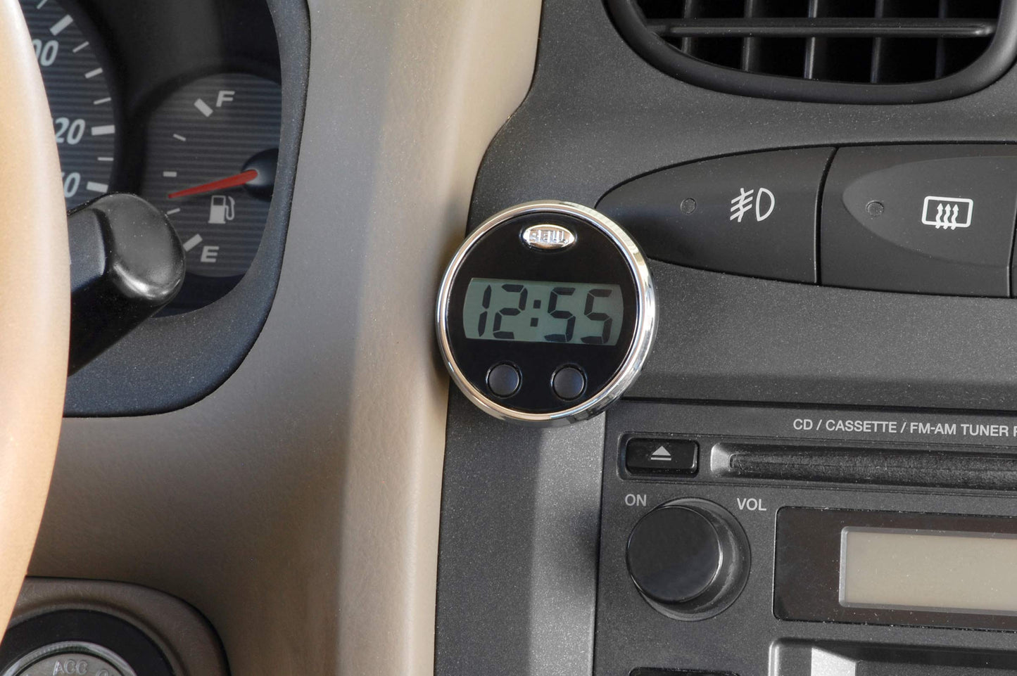 Bell Automotive 22-1-37015-8 Digital Clock, Multicolor, one Size