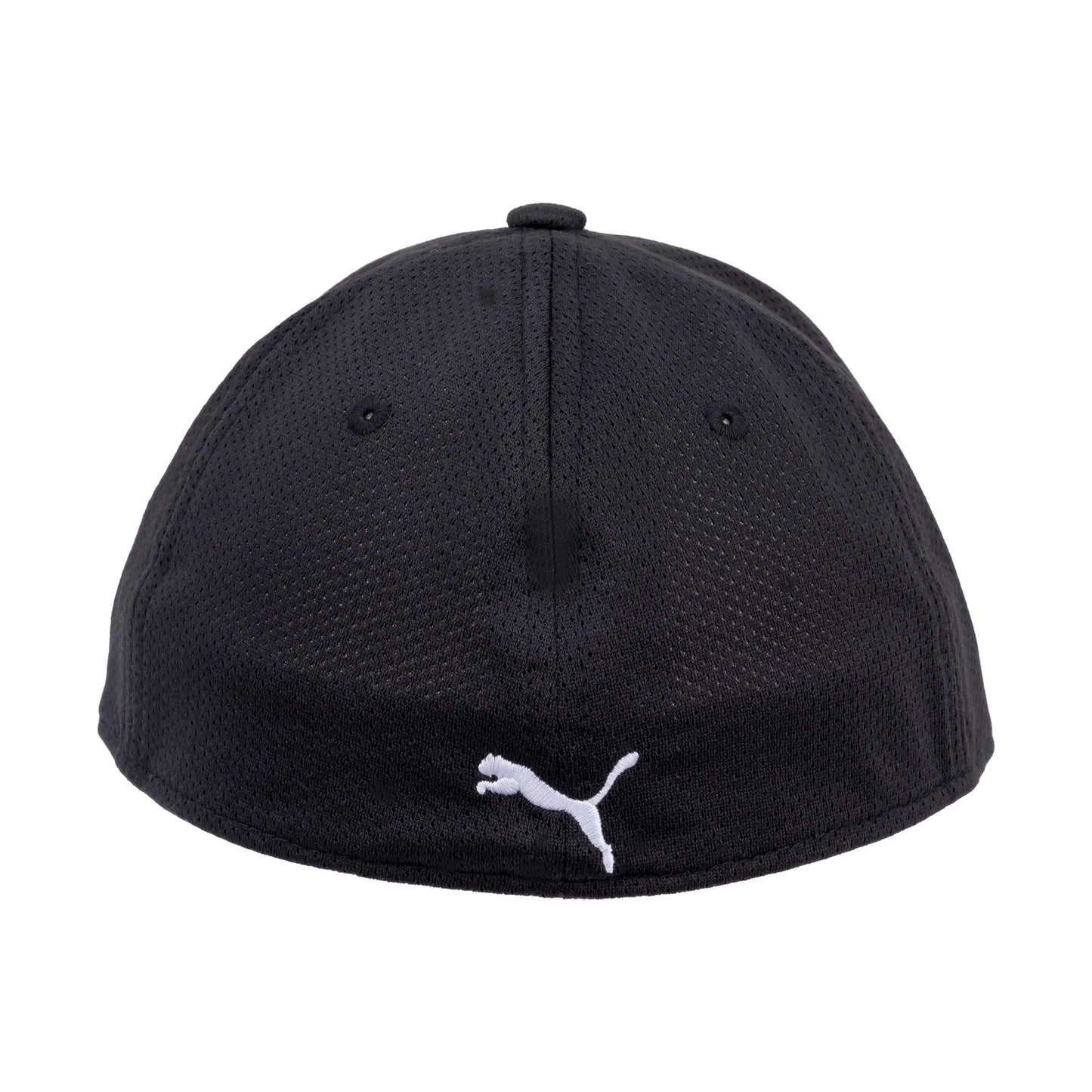 PUMA unisex adult Evercat Mesh Stretch Fit Baseball Cap, Black, Large-X-Large US