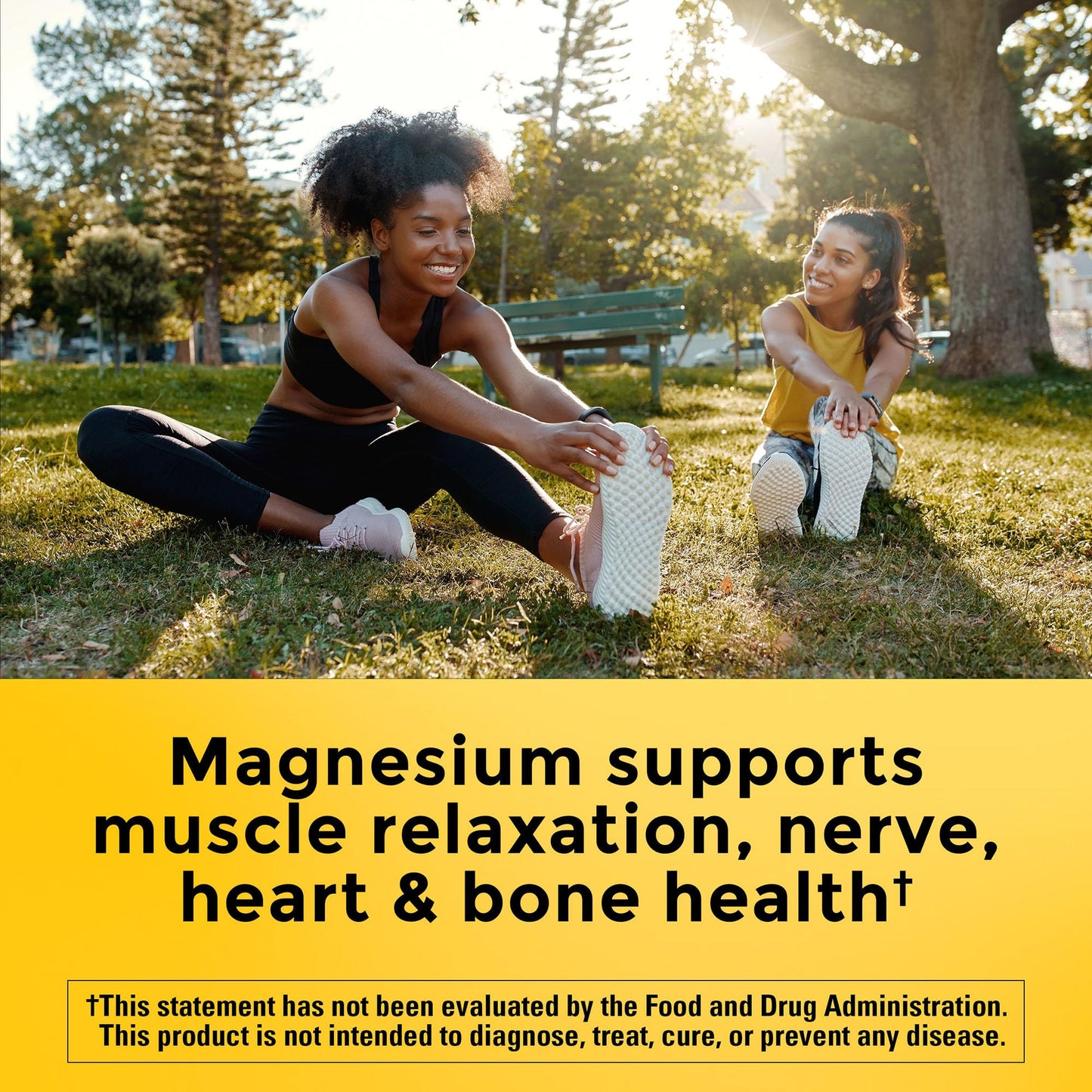 Nature Made Magnesium Glycinate 200 mg per Serving, Magnesium Supplement for Muscle, Heart, Nerve and Bone Support, 60 Magnesium Bisglycinate Capsules, 30 Day Supply