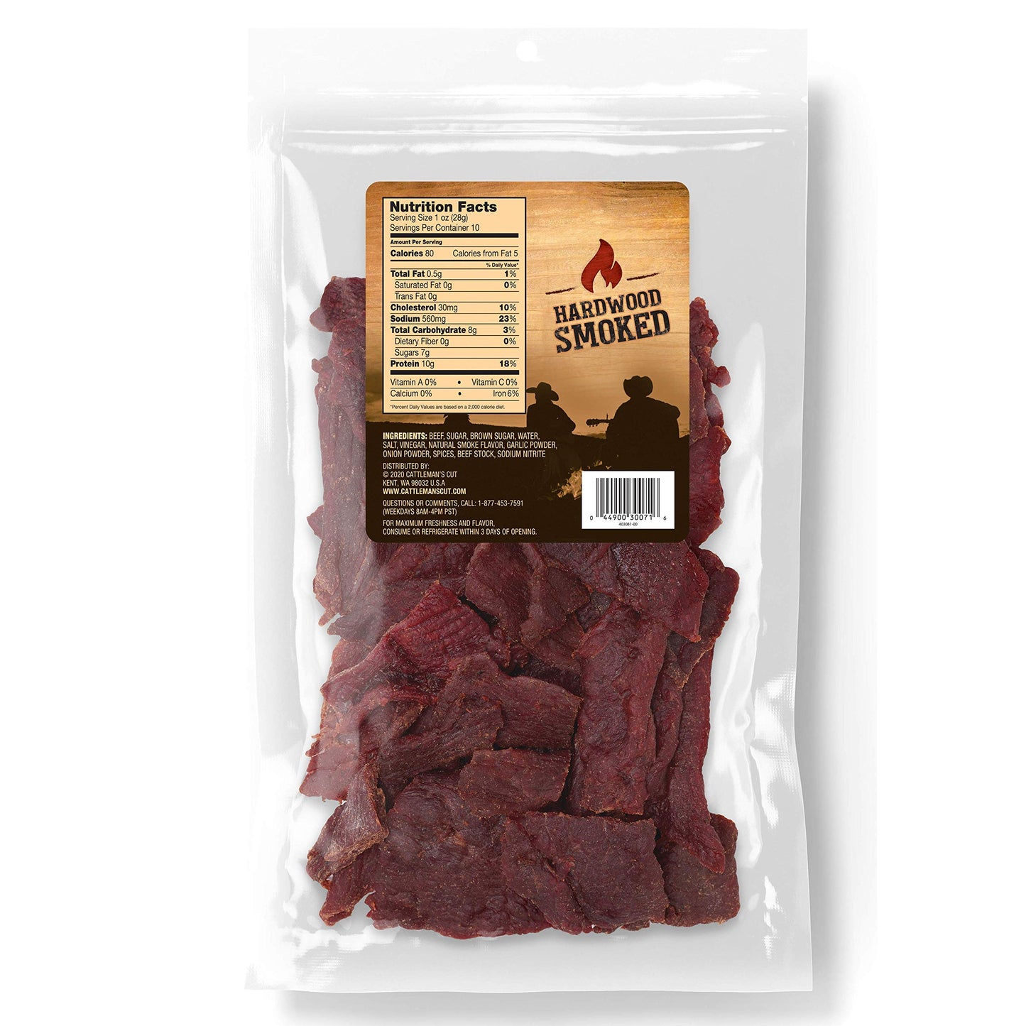 Cattleman's Cut Original Beef Jerky, 10 Ounce