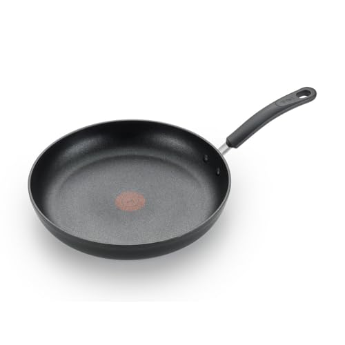 T-fal Advanced Nonstick Fry Pan 10.5 Inch, Oven Broiler Safe 350F, Comfort Grip, Cookware, Non Stick Frying Pan, Skillet, Cooking, Kitchen, Egg Pan, Omelet Pan, Pots and Pans Dishwasher Safe, Black