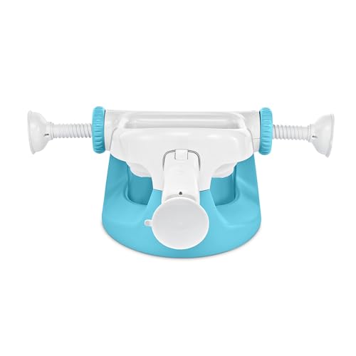 Summer My Bath Seat for Sit-Up Baby Bathing, Sure & Secure Suction Cups, ASTM Safety Tested & Approved, Backrest for Assisted Sitting, Easy Setup & Storage, Aqua