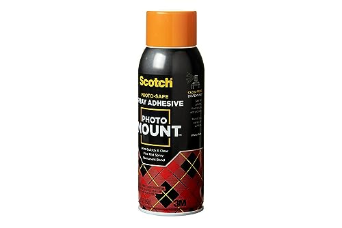 Scotch Photo Mount Adhesive, 10.3oz, Safe for Color Photos, Illustrations and Pictures (6094)