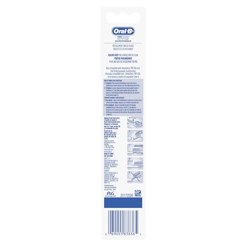 Oral-B Complete Electric Toothbrush Replacement Brush Heads Refill Soft Bristles, 2 Count