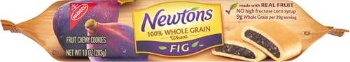 Newtons 100% Whole Grain Wheat Soft & Fruit Chewy Fig Cookies, (Fig Bars), 10 oz Pack
