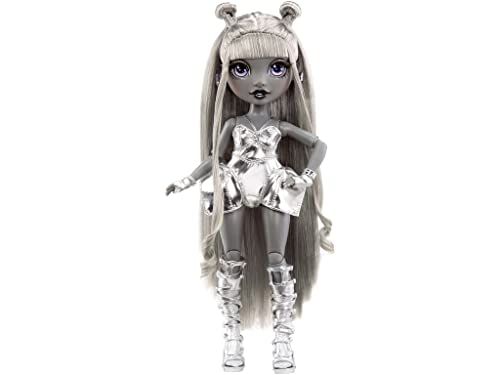 Rainbow High Shadow Series 1 Luna Madison- Grayscale Fashion Doll. 2 Metallic Grey Designer Outfits to Mix & Match, Great Gift for Kids 6-12 Years Old and Collectors