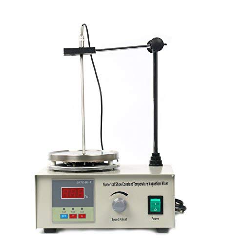 YaeCCC Magnetic Stirrer Hotplate with Heating Plate 85-2 Digital Magnetic Mixer AC 110V
