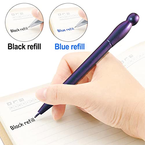 Koonafy 10pcs Pen Resin Mold + 30pcs Ink Pen Refills, Ballpoint Pen Silicone Molds Irregular Epoxy Casting Ballpoint Mould for DIY Pen Craft Making