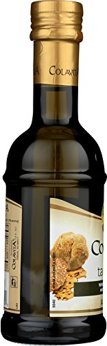 Colavita Flavored EVOO - Tartufolio Condiment, White Truffle Flavored Extra Virgin Olive Oil, 8.5oz Glass Bottle
