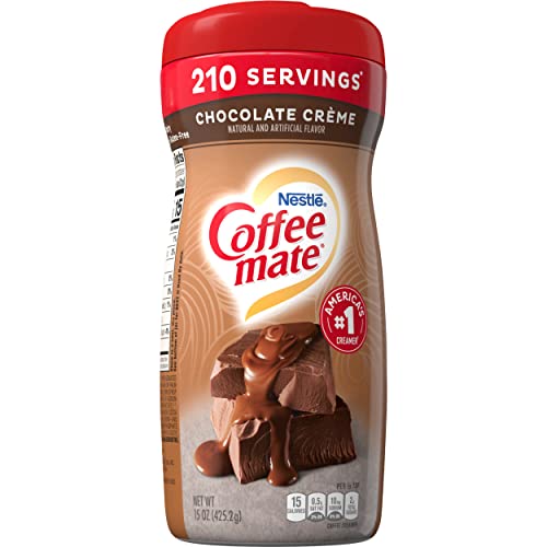Nestle Coffee Mate Coffee Creamer Creamy Chocolate, Pack of 6 (15 Ounce)