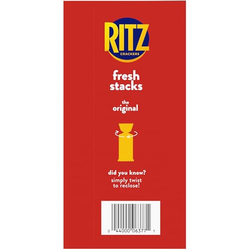 RITZ Fresh Stacks Original Crackers, Party Size, Christmas Crackers, Holiday Crackers, 23.7 oz (16 Stacks)