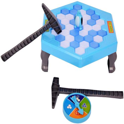 SuperLi Puzzle Table Games Penguin ice pounding Penguin ice Cubes Save Penguin Knock ice Block Wall Toys Desktop Paternity Interactive Game