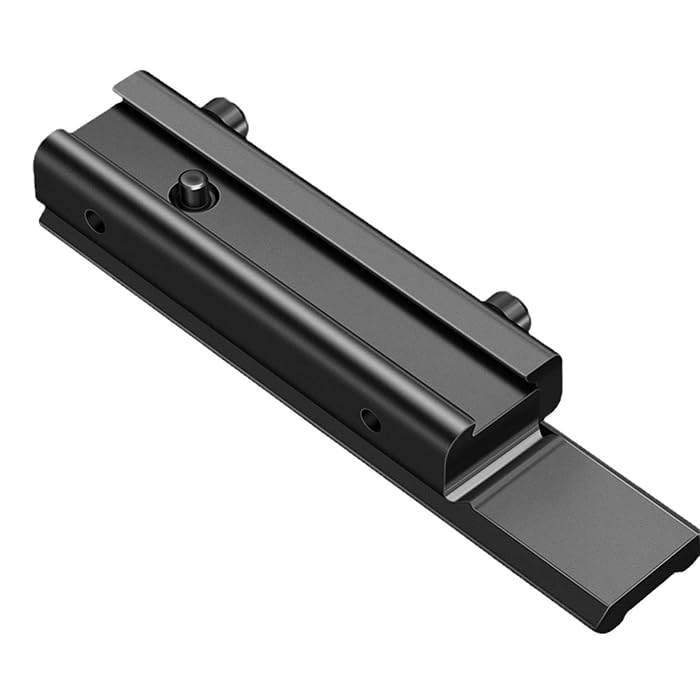 Tacgle 3/8" 11mm Dovetail to 7/8" 20mm Converter Picatinny Rail Adapter, Low Profile Scope Mount Conversion Adapter Base Riser Mount