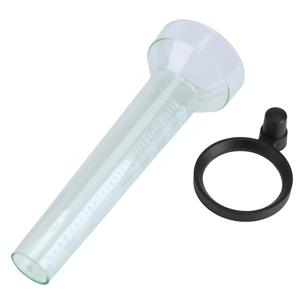 Yosoo Rain Gauge,Tube Sturdy Plastic Udometer with Large Printed Numbers for Garden Outdoor Yard-35mm Capacity