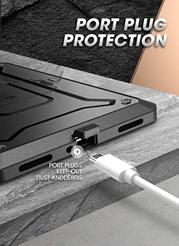 SUPCASE for Samsung Galaxy Tab A 8.0 Case SM-T295/SM-T290 (Unicorn Beetle Pro), [Built-in Screen Protector & Stand] Full-Body Heavy Duty Protective Tablet Case for Galaxy Tab A 8.0 (2019), Black