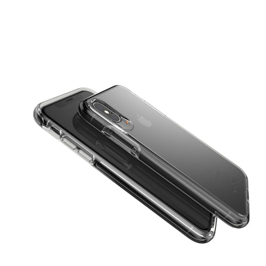 Gear4 Crystal Palace Clear Case with Advanced Impact Protection [ Approved by D3O ], Slim, Tough Design for iPhone X/XS – Clear