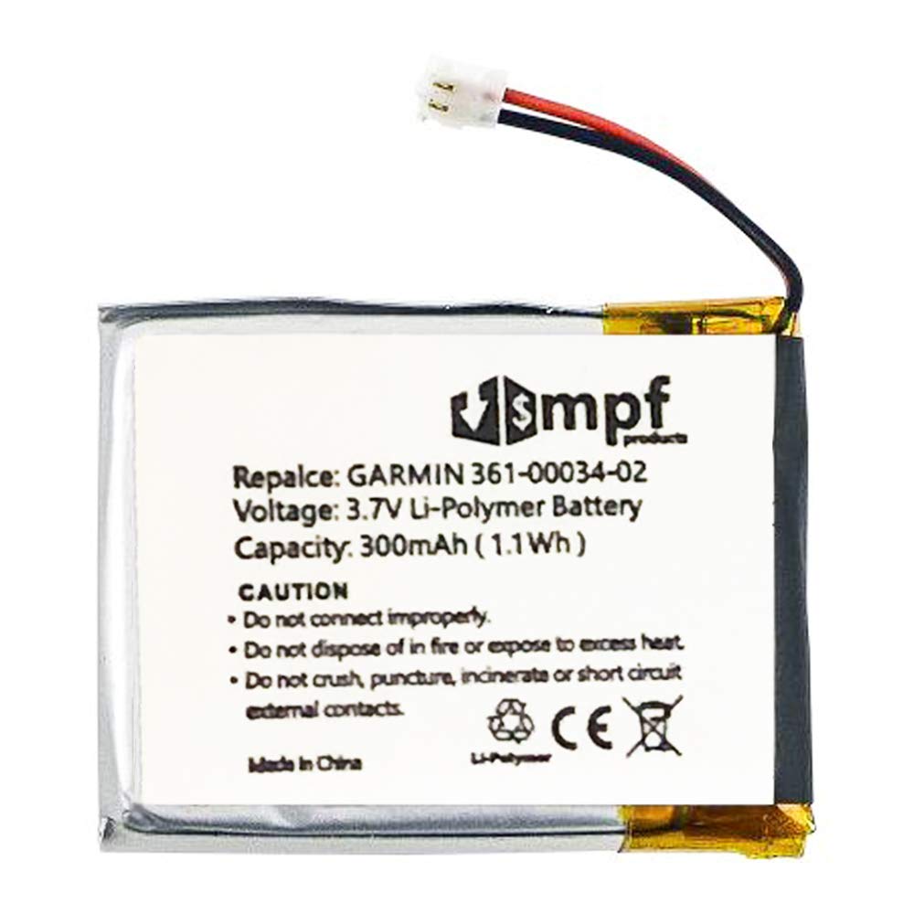 MPF Products 300mAh 361-00034-02, FLPB342735-P1 Battery Replacement Compatible with Garmin Fenix 3 and Fenix 3 HR Fitness GPS Smartwatch with Installation Tools
