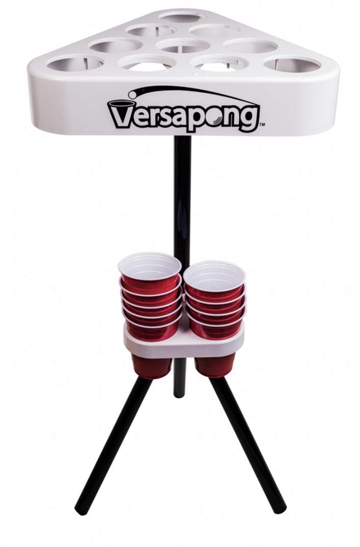 Portable Beer Pong Table/Tailgate Game with Backpack Carry Case and Balls