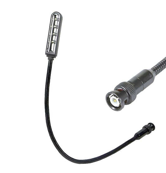 22 inch BNC Port Flexible Gooseneck Light DJ Mixer LED Gooseneck Lamp for Light Control Equipment (BNC Port)