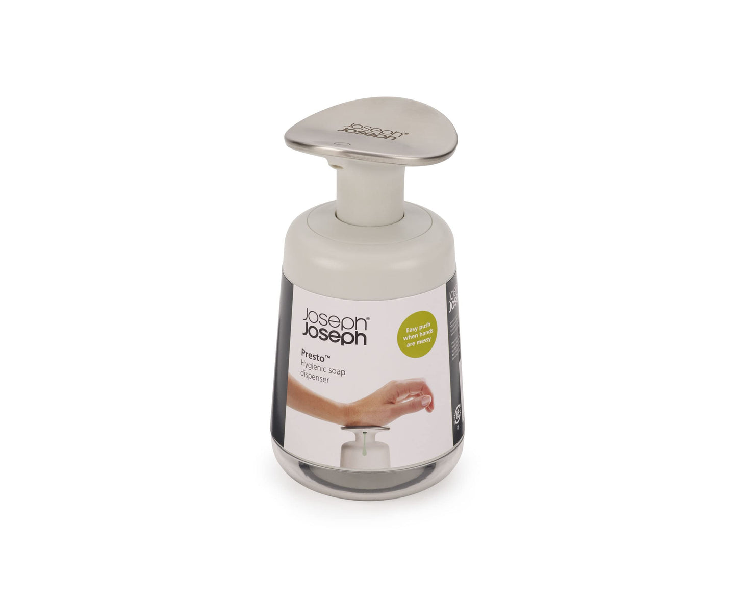 Joseph Joseph Soap Dispenser, Stone/Sage, One Size