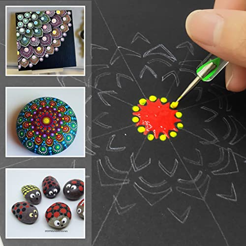 CH HAICHENG 30 PCS Mandala Painting Tools Mandala Dotting Tools for Painting Mandala Rocks, Nail Dotting and Art Drawing Supplies