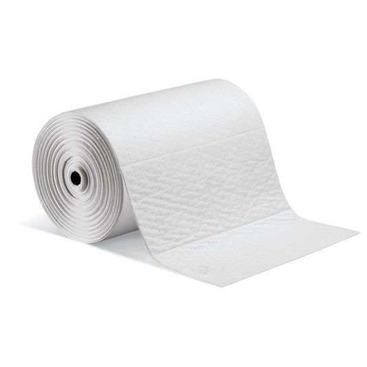 New Pig Oil-Only Absorbent Mat Roll | Heavyweight | Absorbs 32.4 gal per roll | 150' L x 24" W | MAT424