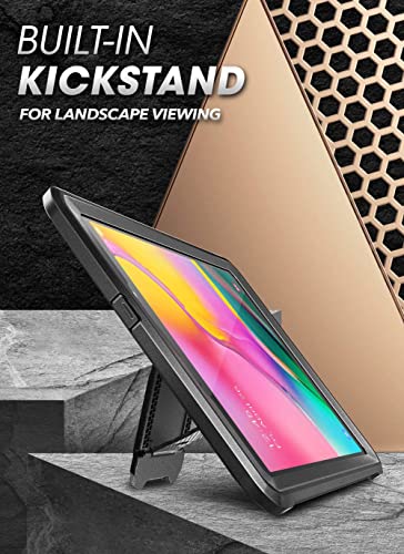 SUPCASE for Samsung Galaxy Tab A 8.0 Case SM-T295/SM-T290 (Unicorn Beetle Pro), [Built-in Screen Protector & Stand] Full-Body Heavy Duty Protective Tablet Case for Galaxy Tab A 8.0 (2019), Black
