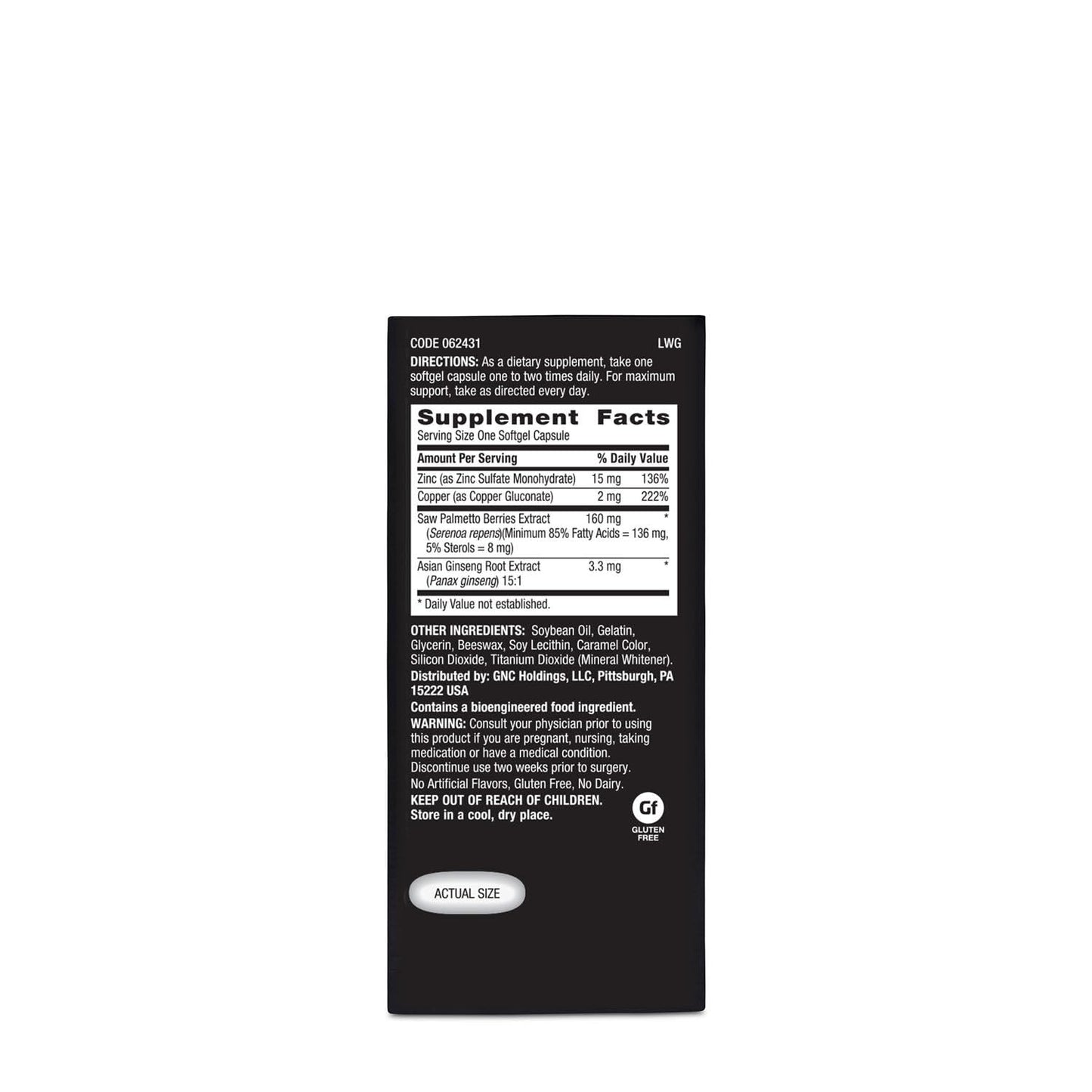 GNC Mens Ultra Saw Palmetto Formula