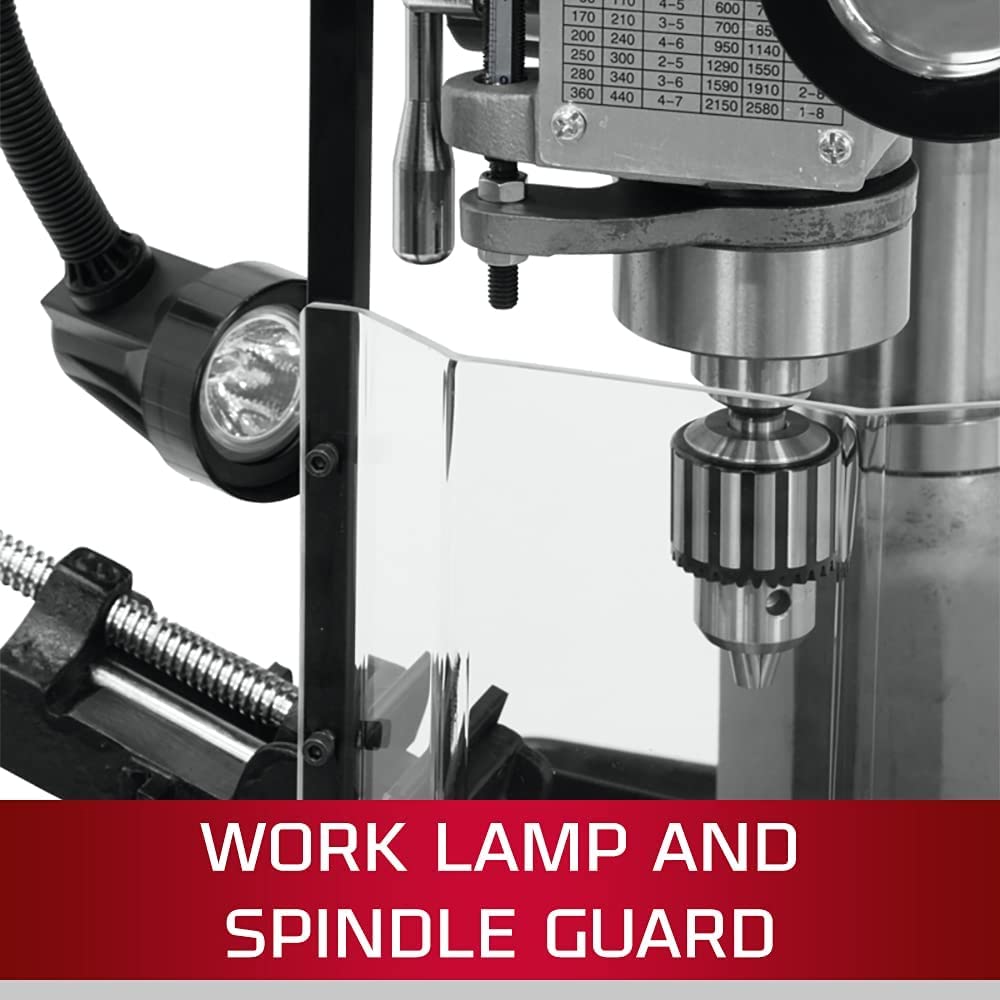 JET Mill Drill Machine with R-8 Taper, 2 HP, 115/230V 1Ph (Model JMD-18)