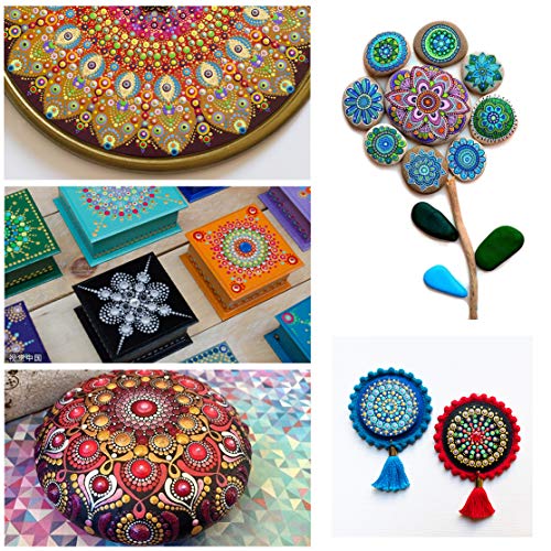 CH HAICHENG 30 PCS Mandala Painting Tools Mandala Dotting Tools for Painting Mandala Rocks, Nail Dotting and Art Drawing Supplies
