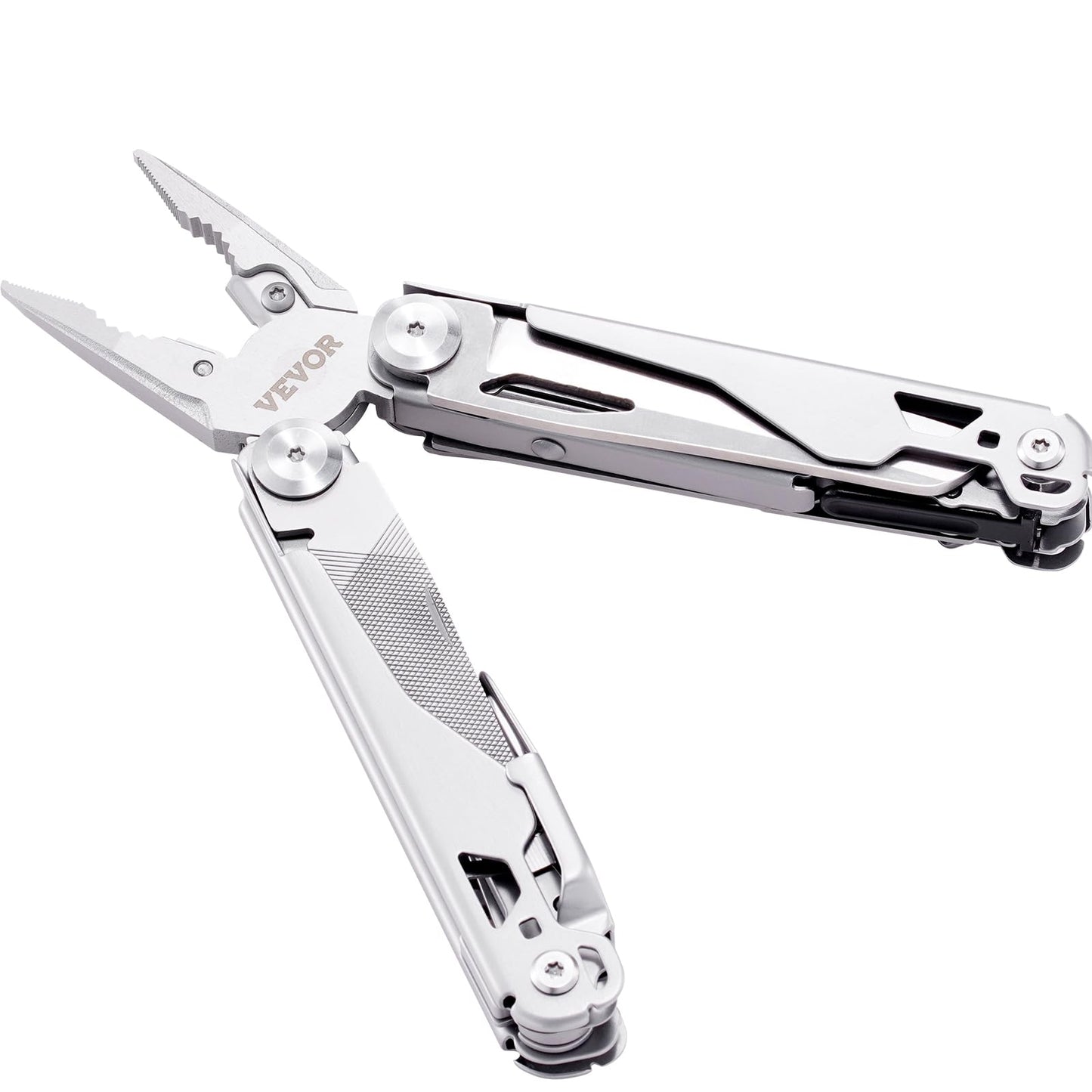 VEVOR 29-in-1 Multitool Pliers,Stainless Steel Multi Tool Pocket K-nife,Self-locking Multitool Pliers with Sheath & Replaceable Screwdrivers Bits -Perfect for Outdoor Survival, Camping, Hiking