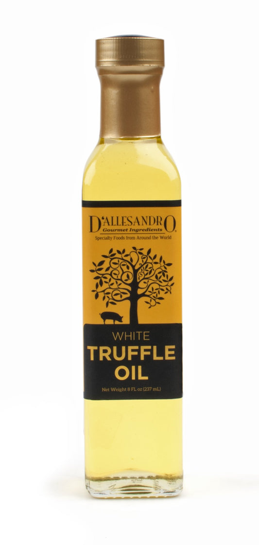 D'allesandro 8 oz. White Truffle Oil, Kosher Parve Certified