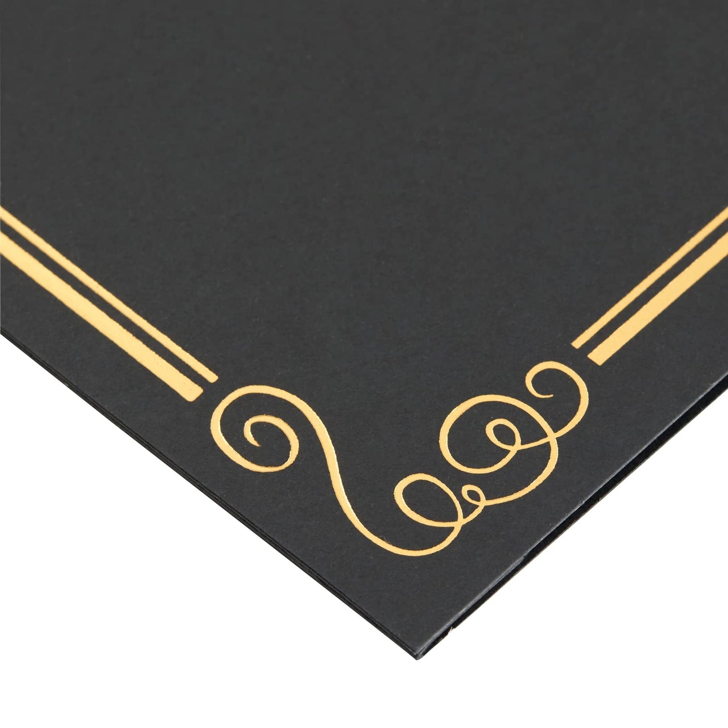 24-Pack Black Award Certificate Holders - Bulk Certificate Holders for Graduation, Diploma, Employee Appreciation, Certifications (fits 8.5x11)