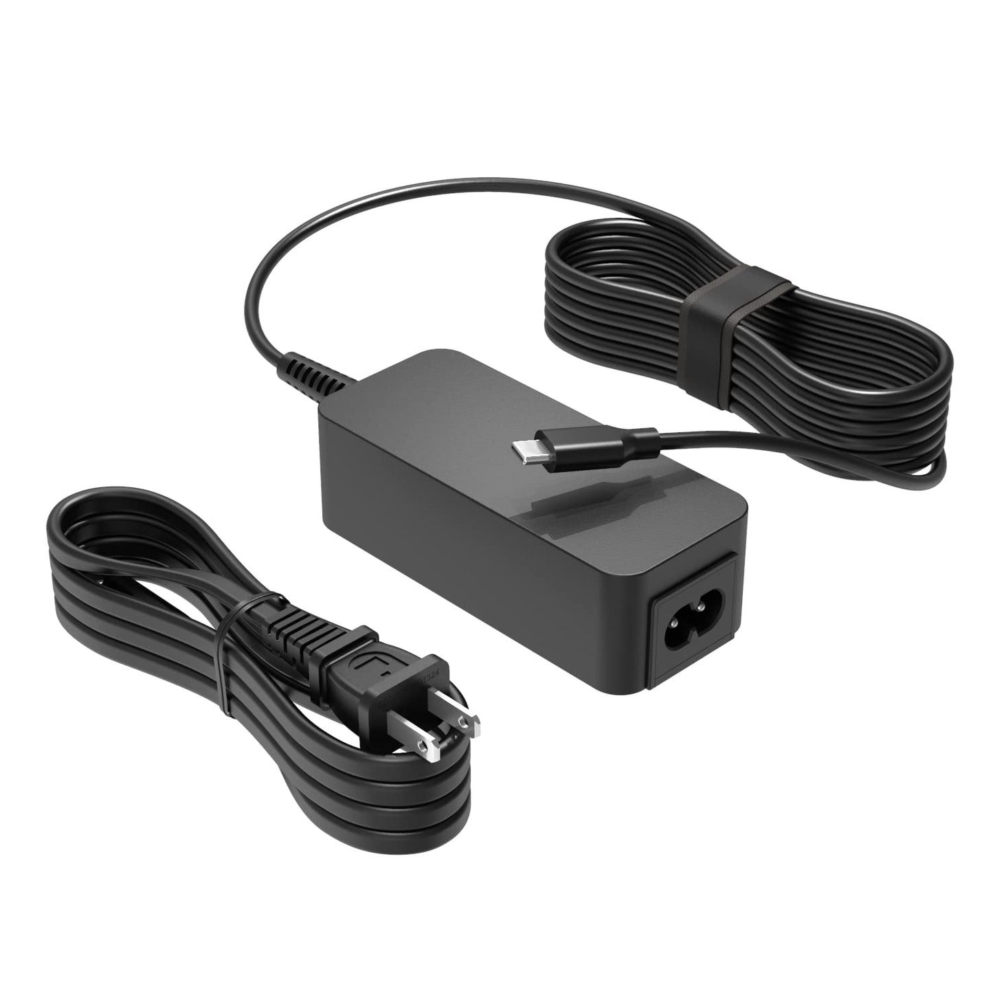 Chromebook Charger for Lenovo 100e 300e 500e C330 C340 C630 S330 S340 11e 14e Laptop Power Supply Adapter Cord, (UL Safety Certified), USB C, 45W