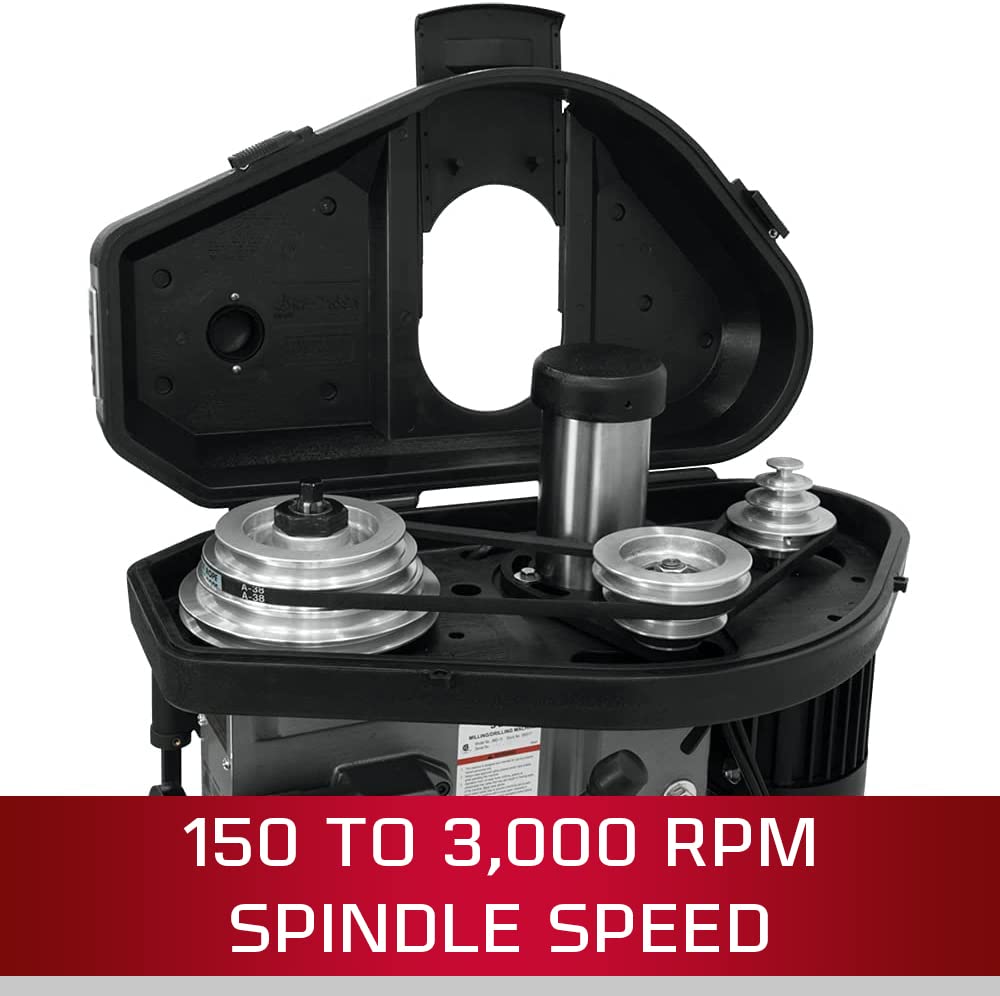 JET Mill Drill Machine with R-8 Taper, 2 HP, 115/230V 1Ph (Model JMD-18)