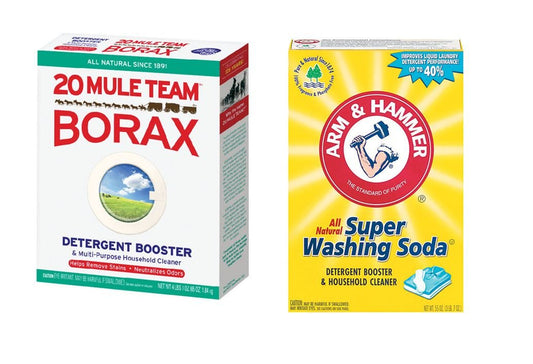 Mule Team Liquid Borax and Arm & Hammer Super Washing Soda, Variety Pack, Unscented