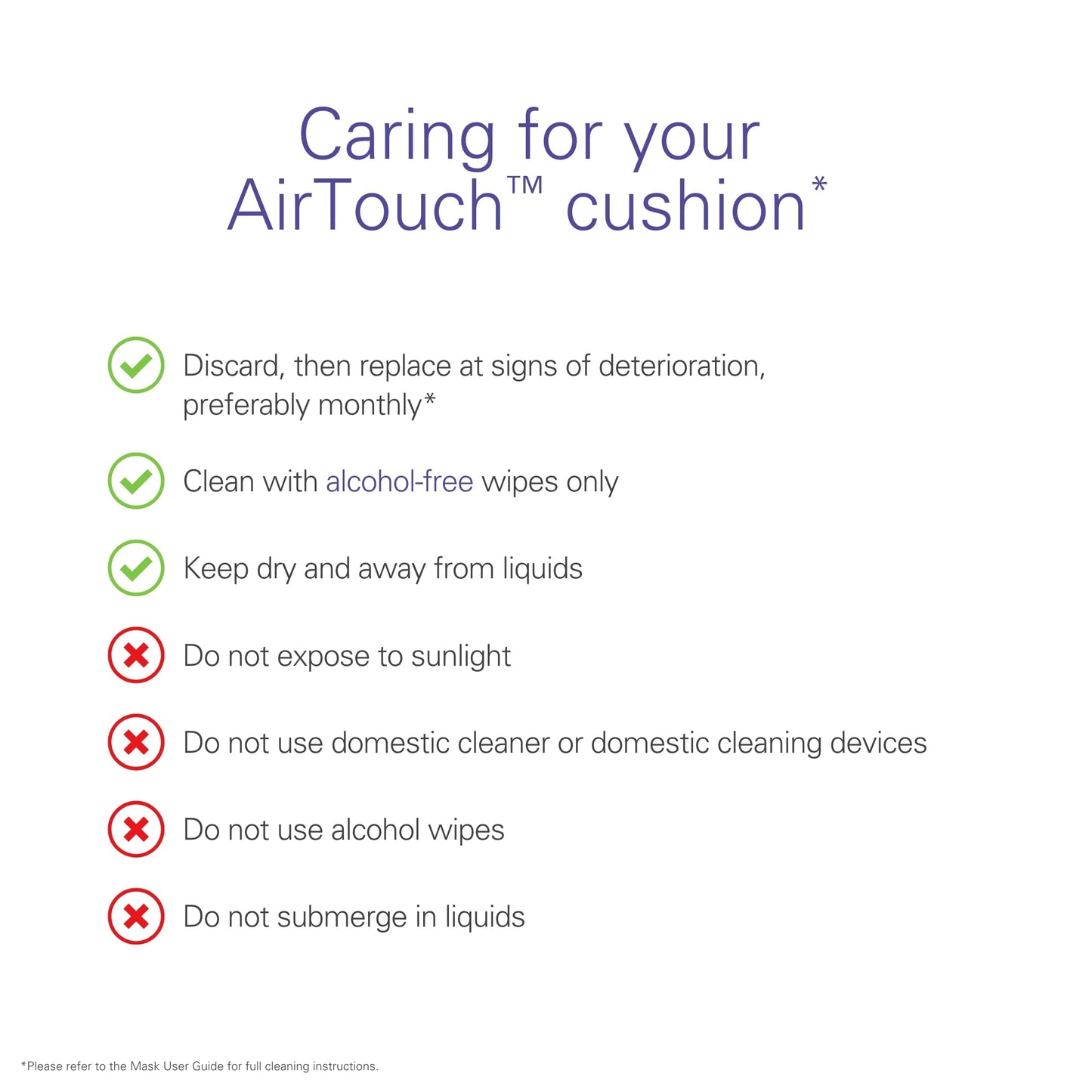ResMed AirFit F20 Cushion - Full-Face CPAP Mask Cushions Replacement - CPAP Supplies & Accessories - Medium