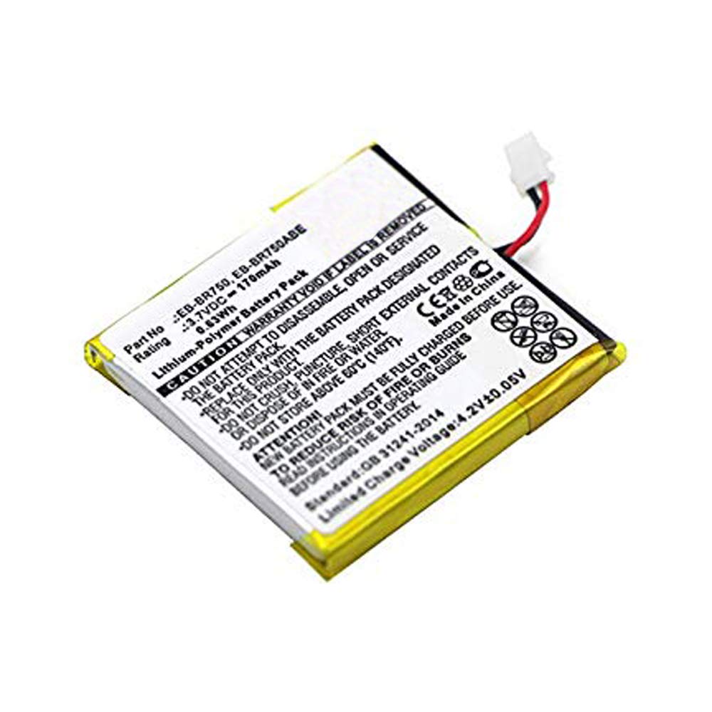 MPF Products 170mAh EB-BR750, EB-BR750ABE Battery Replacement Compatible with Samsung Galaxy Gear S R750, SM-R750 Smartwatch with Installation Tools